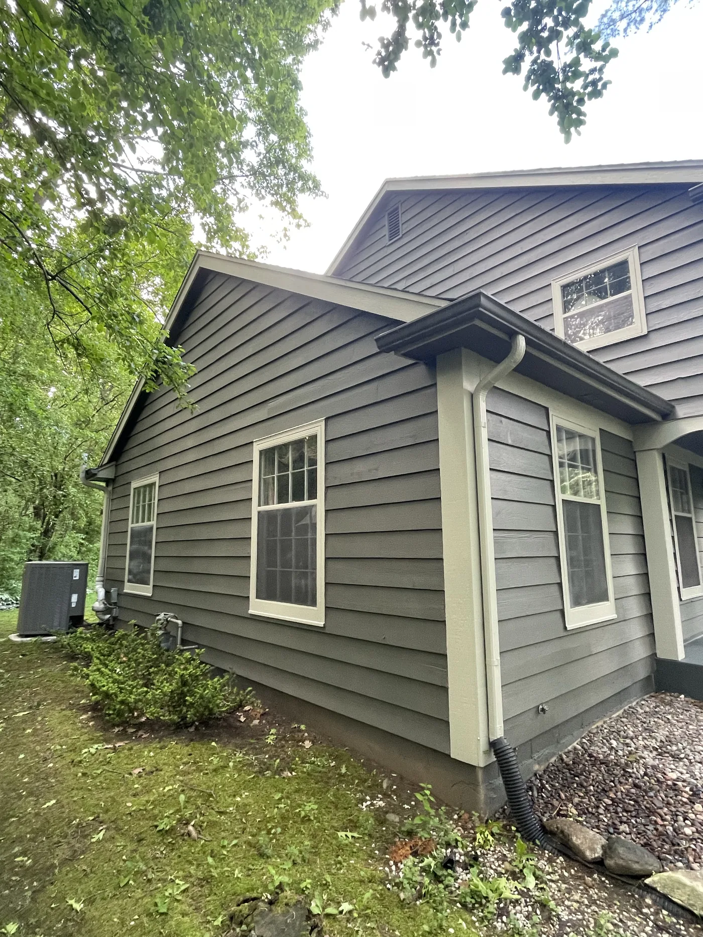 Finished side exterior after repaint